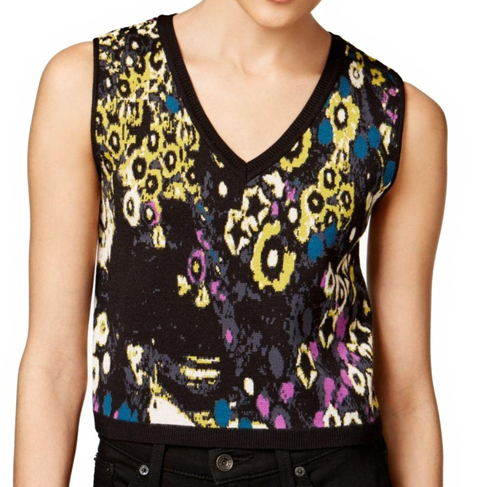 Rachel Roy Printed Crop Top